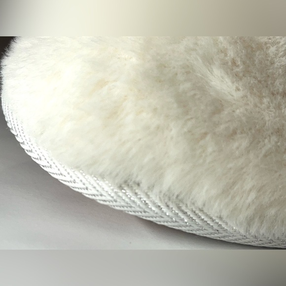 Dluxe by Dearfoams Plush Faux Fur “Super Mom” Slippers Size Large 9-10 - Picture 11 of 12